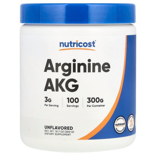 <img alt="Nutricost, Arginine AKG, Unflavored, 10.7 oz (300 g)" title="Nutricost, Arginine AKG, Unflavored, 10.7 oz (300 g),810139573029"