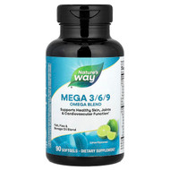 <img alt="Natures Way, Mega 3-6-9, Omega Blend, Lime, 90 Softgels" title="Natures Way, Mega 3-6-9, Omega Blend, Lime, 90 Softgels,033674154403"