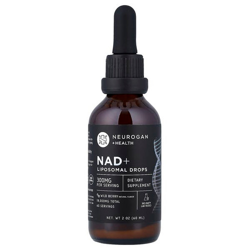 <img alt="Neurogan Health, NAD+ Liposomal Drops, Wild Berry, 300 mg, 2 oz (60 ml)" title="Neurogan Health, NAD+ Liposomal Drops, Wild Berry, 300 mg, 2 oz (60 ml),810068552201"