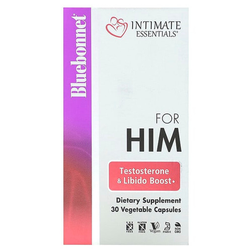 <img alt="Bluebonnet Nutrition, Intimate Essentials, For Him, Testosterone & Libido Boost, 30 Vegetable Capsules" title="Bluebonnet Nutrition, Intimate Essentials, For Him, Testosterone & Libido Boost, 30 Vegetable Capsules,743715040007"