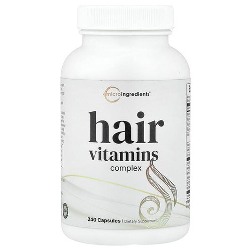 <img alt="Micro Ingredients, Hair Vitamins Complex, 240 Capsules" title="Micro Ingredients, Hair Vitamins Complex, 240 Capsules,850069023355"