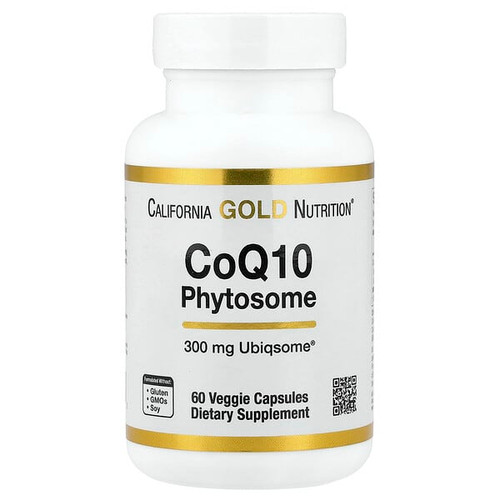 <img alt="California Gold Nutrition, CoQ10 Phytosome, 300 mg, 60 Veggie Capsules" title="California Gold Nutrition, CoQ10 Phytosome, 300 mg, 60 Veggie Capsules,898220024322"