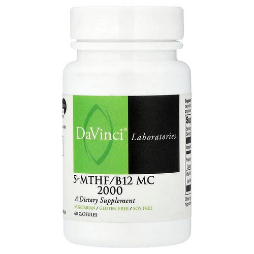 <img alt="DaVinci Laboratories, 5-MTHF-B12 MC 2000, 60 Capsules" title="DaVinci Laboratories, 5-MTHF-B12 MC 2000, 60 Capsules,026664003348"