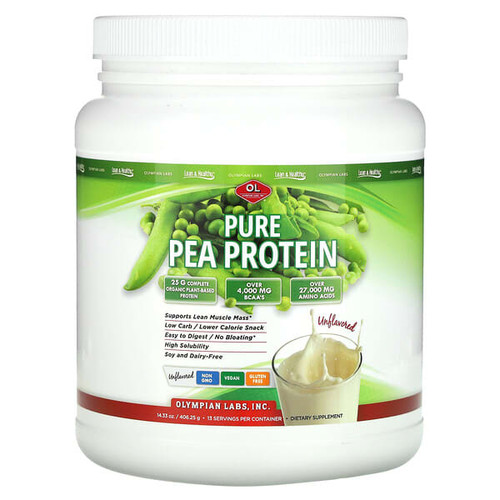 <img alt="Olympian Labs, Pure Pea Protein, Unflavored , 14.33 oz (406.25 g)" title="Olympian Labs, Pure Pea Protein, Unflavored , 14.33 oz (406.25 g),710013912299"