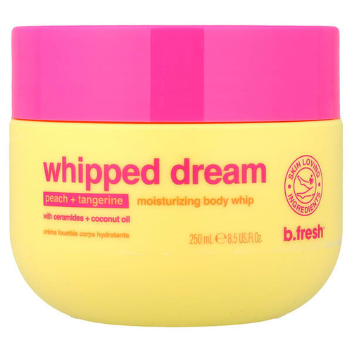 <img alt="b.fresh, Whipped Dream, Moisturizing Body Whip, Peach + Tangerine, 8.5 fl oz (250 ml)" title="b.fresh, Whipped Dream, Moisturizing Body Whip, Peach + Tangerine, 8.5 fl oz (250 ml),9347108037448"