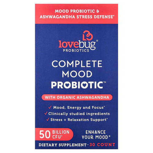 <img alt="LoveBug Probiotics, Complete Mood Probiotic with Organic Ashwagandha, 30 Capsules" title="LoveBug Probiotics, Complete Mood Probiotic with Organic Ashwagandha, 30 Capsules,850002716191"