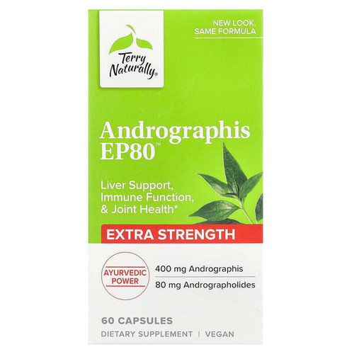 <img alt="Terry Naturally, Andrographis EP80, 400 mg, 60 Capsules" title="Terry Naturally, Andrographis EP80, 400 mg, 60 Capsules,367703394660"