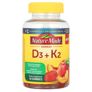 <img alt="Nature Made, Vitamin D3 + K2 Gummies, Peach, 50 Gummies" title="Nature Made, Vitamin D3 + K2 Gummies, Peach, 50 Gummies,031604002510"