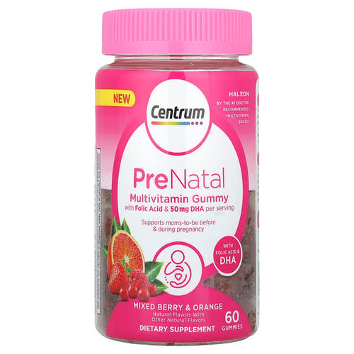 <img alt="Centrum, PreNatal Multivitamin Gummy, Mixed Berry & Orange, 60 Gummies" title="Centrum, PreNatal Multivitamin Gummy, Mixed Berry & Orange, 60 Gummies,305736552961"