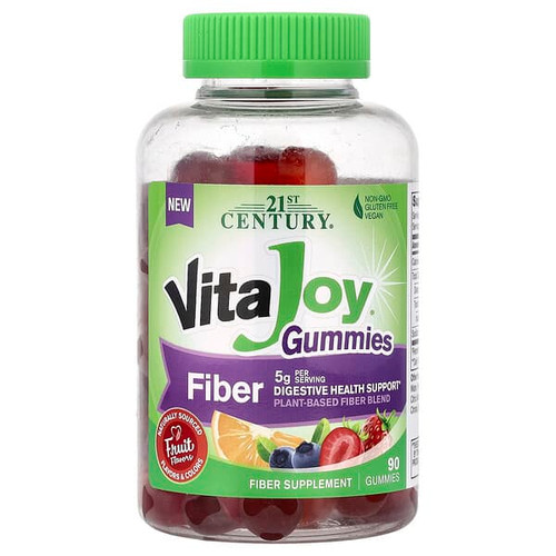 <img alt="21st Century, VitaJoy Gummies, Fiber, Fruit, 90 Gummies" title="21st Century, VitaJoy Gummies, Fiber, Fruit, 90 Gummies,740985222768"