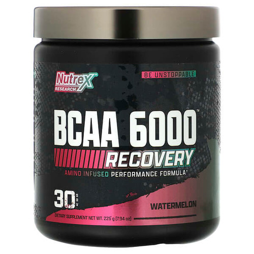 <img alt="Nutrex Research, BCAA 6000, Recovery, Watermelon, 7.94 oz (225 g)" title="Nutrex Research, BCAA 6000, Recovery, Watermelon, 7.94 oz (225 g),859400007719"