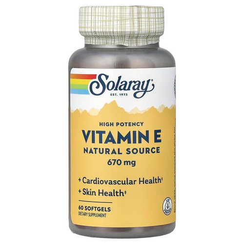 <img alt="Solaray, Vitamin E, 670 mg, 60 Softgels" title="Solaray, Vitamin E, 670 mg, 60 Softgels,076280042047"