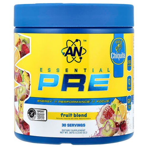 <img alt="AN Supps, Essential Pre, Chiquita, Fruit Blend, 13.65 oz (387 g)" title="AN Supps, Essential Pre, Chiquita, Fruit Blend, 13.65 oz (387 g),5056555208366"
