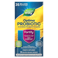 <img alt="Natures Way, Optima Probiotic, Fortify, Gut Comfort, 35 Billion, 30 Delayed-Release Capsules" title="Natures Way, Optima Probiotic, Fortify, Gut Comfort, 35 Billion, 30 Delayed-Release Capsules,033674156520"