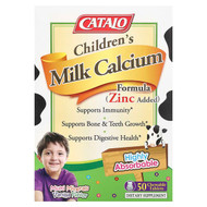 <img alt="CATALO, Childrens Milk Calcium Formula, Zinc, 50 Chewable Tablets" title="CATALO, Childrens Milk Calcium Formula, Zinc, 50 Chewable Tablets,810399025757"