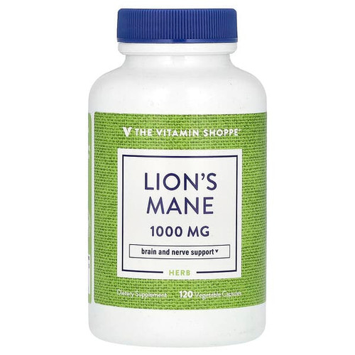 <img alt="The Vitamin Shoppe, Lions Mane, 120 Vegetable Capsules (500 mg per Capsule)" title="The Vitamin Shoppe, Lions Mane, 120 Vegetable Capsules (500 mg per Capsule),766536039210"