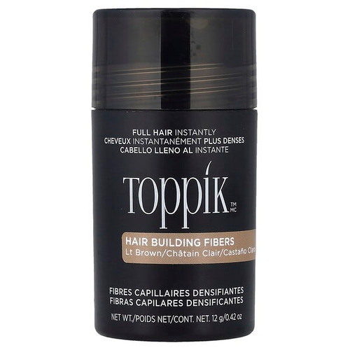 <img alt="Toppik, Hair Building Fibers, Light Brown, 0.42 oz (12 g)" title="Toppik, Hair Building Fibers, Light Brown, 0.42 oz (12 g),667820011045"