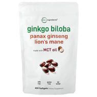 <img alt="Micro Ingredients, Ginkgo Biloba, Panax Ginseng, Lions Mane,  400 Softgels" title="Micro Ingredients, Ginkgo Biloba, Panax Ginseng, Lions Mane,  400 Softgels,850069023676"