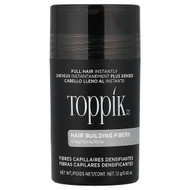 <img alt="Toppik, Hair Building Fibers, Gray, 0.42 oz (12 g)" title="Toppik, Hair Building Fibers, Gray, 0.42 oz (12 g),667820011069"