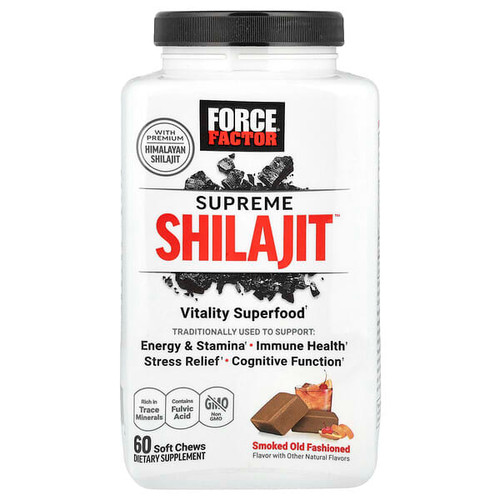 <img alt="Force Factor, Supreme Shilajit, Smoked Old Fashioned, 60 Soft Chews" title="Force Factor, Supreme Shilajit, Smoked Old Fashioned, 60 Soft Chews,810126662057"