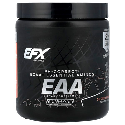 <img alt="EFX Sports, EAA, Georgia Peach, 7.51 oz (213 g)" title="EFX Sports, EAA, Georgia Peach, 7.51 oz (213 g),737190000847"