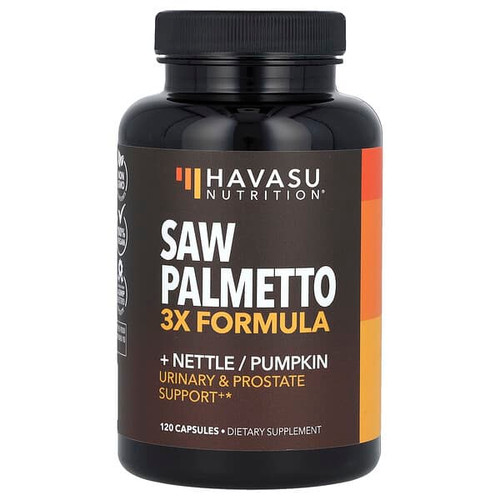 <img alt="Havasu Nutrition, Saw Palmetto, 3x Formula + Nettle - Pumpkin, 120 Capsules" title="Havasu Nutrition, Saw Palmetto, 3x Formula + Nettle - Pumpkin, 120 Capsules,850008464775"