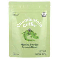 <img alt="Chamberlain Coffee, Matcha Powder, Ceremonial Grade, 1.06 oz (30 g)" title="Chamberlain Coffee, Matcha Powder, Ceremonial Grade, 1.06 oz (30 g),810070876579"