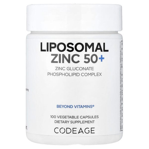<img alt="Codeage, Liposomal Zinc 50+, 100 Vegetable Capsules (50 mg per Capsule)" title="Codeage, Liposomal Zinc 50+, 100 Vegetable Capsules (50 mg per Capsule),850026121292"