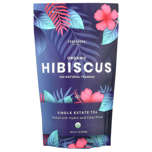 <img alt="Cederberg Tea Co, Organic Hibiscus, Caffeine Free, 100 Natural Tea Bags, 7 oz (200 g)" title="Cederberg Tea Co, Organic Hibiscus, Caffeine Free, 100 Natural Tea Bags, 7 oz (200 g),850015219207"