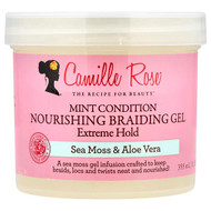 <img alt="Camille Rose, Mint Condition Nourishing Braiding Gel, Extreme Hold, Sea Moss & Aloe Vera, 12 oz (355 ml)" title="Camille Rose, Mint Condition Nourishing Braiding Gel, Extreme Hold, Sea Moss & Aloe Vera, 12 oz (355 ml),860006856762"