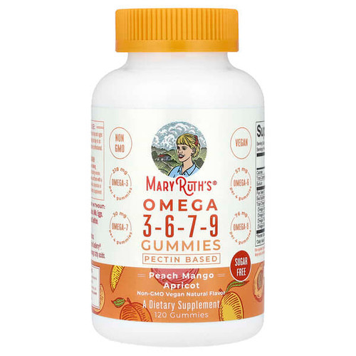 <img alt="MaryRuths, Omega 3-6-7-9 Gummies, Peach Mango Apricot, 120 Gummies" title="MaryRuths, Omega 3-6-7-9 Gummies, Peach Mango Apricot, 120 Gummies,850036700128"