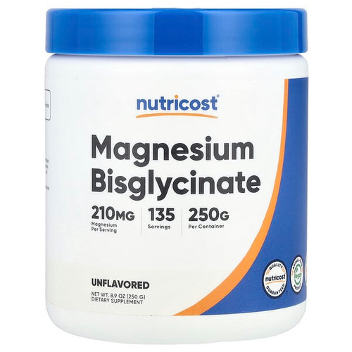 <img alt="Nutricost, Magnesium Bisglycinate, Unflavored, 8.9 oz (250 g)" title="Nutricost, Magnesium Bisglycinate, Unflavored, 8.9 oz (250 g),810139573487"