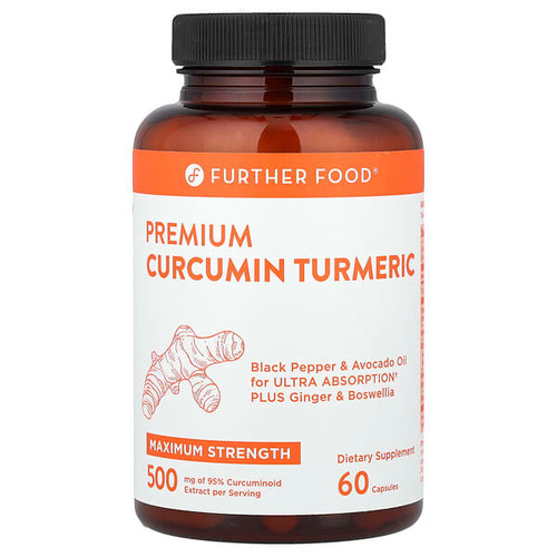 <img alt="Further Food, Premium Curcumin Turmeric, Maximum Strength, 500 mg, 60 Capsules" title="Further Food, Premium Curcumin Turmeric, Maximum Strength, 500 mg, 60 Capsules,850006249152"