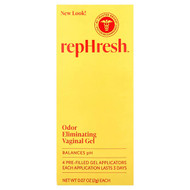 <img alt="Rephresh, Odor Eliminating Vaginal Gel, 4 Pre-Filled Gel Applicators, 0.07 oz (2 g) Each" title="Rephresh, Odor Eliminating Vaginal Gel, 4 Pre-Filled Gel Applicators, 0.07 oz (2 g) Each,022600001119"