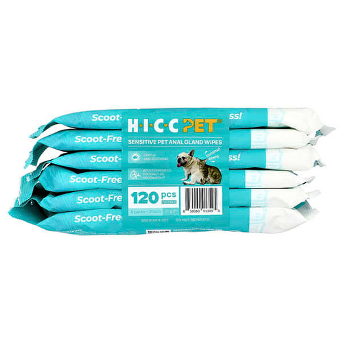 <img alt="HICC Pet, Sensitive Pet Anal Gland Wipes, For Dogs & Cats, Coconut, 6 Packs, 20 Wipes Each" title="HICC Pet, Sensitive Pet Anal Gland Wipes, For Dogs & Cats, Coconut, 6 Packs, 20 Wipes Each,850060913495"