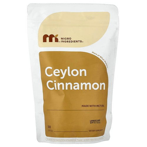 <img alt="Micro Ingredients, Ceylon Cinnamon, 300 Softgels (200 mg per Softgel)" title="Micro Ingredients, Ceylon Cinnamon, 300 Softgels (200 mg per Softgel),850074438328"