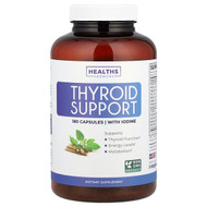 <img alt="Healths Harmony, Thyroid Support With Iodine, 180 Capsules" title="Healths Harmony, Thyroid Support With Iodine, 180 Capsules,850006500840"