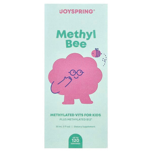 <img alt="JoySpring, Methyl Bee, Methylated Vits for Kids, 1 fl oz (30 ml)" title="JoySpring, Methyl Bee, Methylated Vits for Kids, 1 fl oz (30 ml),860013181321"