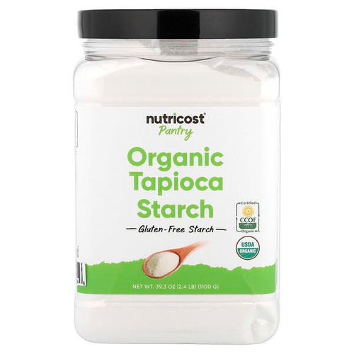 <img alt="Nutricost, Pantry, Organic Tapioca Starch, 39.3 oz (1,100 g)" title="Nutricost, Pantry, Organic Tapioca Starch, 39.3 oz (1,100 g),810139574446"