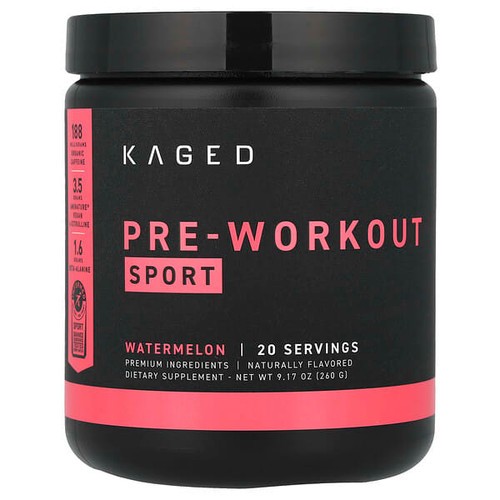 <img alt="Kaged, Pre-Workout, Sport, Watermelon, 9.17 oz (260 g)" title="Kaged, Pre-Workout, Sport, Watermelon, 9.17 oz (260 g),850028478851"