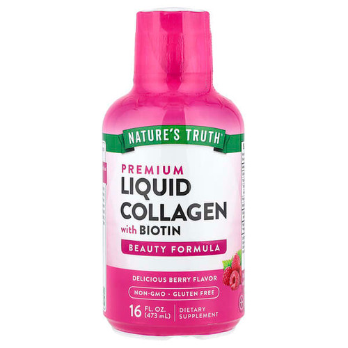 <img alt="Natures Truth, Premium Liquid Collagen With Biotin, Delicious Berry, 16 fl oz (473 ml)" title="Natures Truth, Premium Liquid Collagen With Biotin, Delicious Berry, 16 fl oz (473 ml),840093127228"