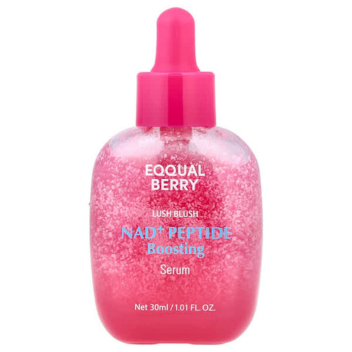 <img alt="EQQUALBERRY, Lush Blush, NAD + Peptide Boosting Serum, 1.01 fl oz (30 ml)" title="EQQUALBERRY, Lush Blush, NAD + Peptide Boosting Serum, 1.01 fl oz (30 ml),8809875457801"