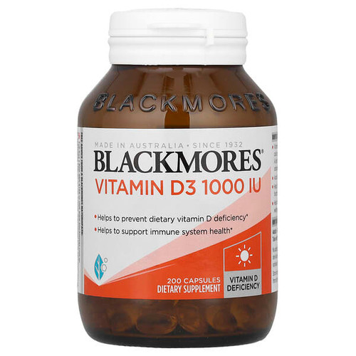 <img alt="Blackmores, Vitamin D3, 25 mcg (1,000 IU), 200 Capsules" title="Blackmores, Vitamin D3, 25 mcg (1,000 IU), 200 Capsules,9300807360903"