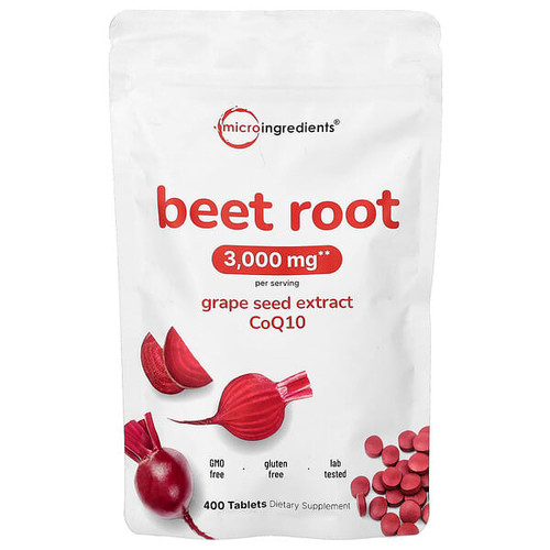 <img alt="Micro Ingredients, Beet Root, 400 Tablets" title="Micro Ingredients, Beet Root, 400 Tablets,850069023171"