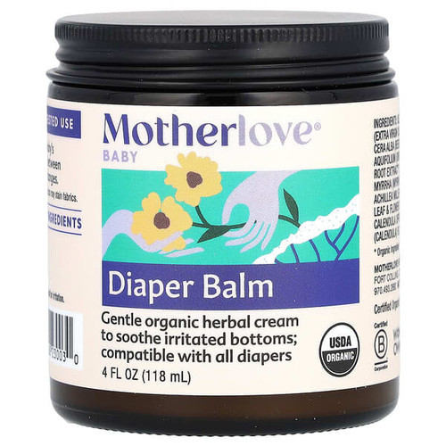 <img alt="Motherlove, Baby, Diaper Balm, 4 fl oz (118 ml)" title="Motherlove, Baby, Diaper Balm, 4 fl oz (118 ml),759160230030"