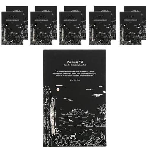 <img alt="Pyunkang Yul, Black Tea Revitalizing Beauty Mask Pack, 10 Masks, 0.85 fl oz (25 ml)" title="Pyunkang Yul, Black Tea Revitalizing Beauty Mask Pack, 10 Masks, 0.85 fl oz (25 ml),8809486681701"