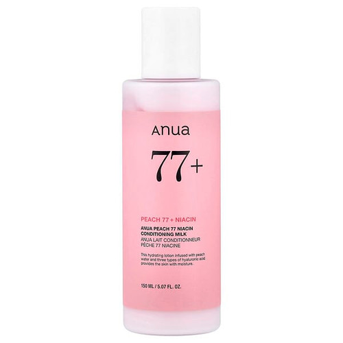 <img alt="Anua, Peach 77 Niacin Conditioning Milk, 5.07 fl oz (150 ml)" title="Anua, Peach 77 Niacin Conditioning Milk, 5.07 fl oz (150 ml),8809640734342"