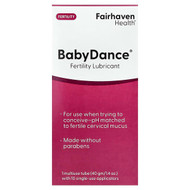 Fairhaven Health, Baby Dance, Fertility Lubricant, 1 Multi-Use Tube with 10 Single-Use Applicators