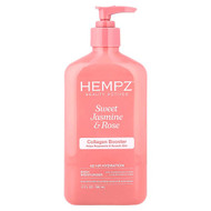 Hempz, Body Moisturizer, Collagen Booster, Sweet Jasmine & Rose, 17 fl oz (500 ml)