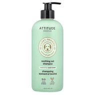 ATTITUDE, Furry Friends, Natural Pet Care, Soothing Oat Shampoo, Unscented, 16 fl oz (473 ml)